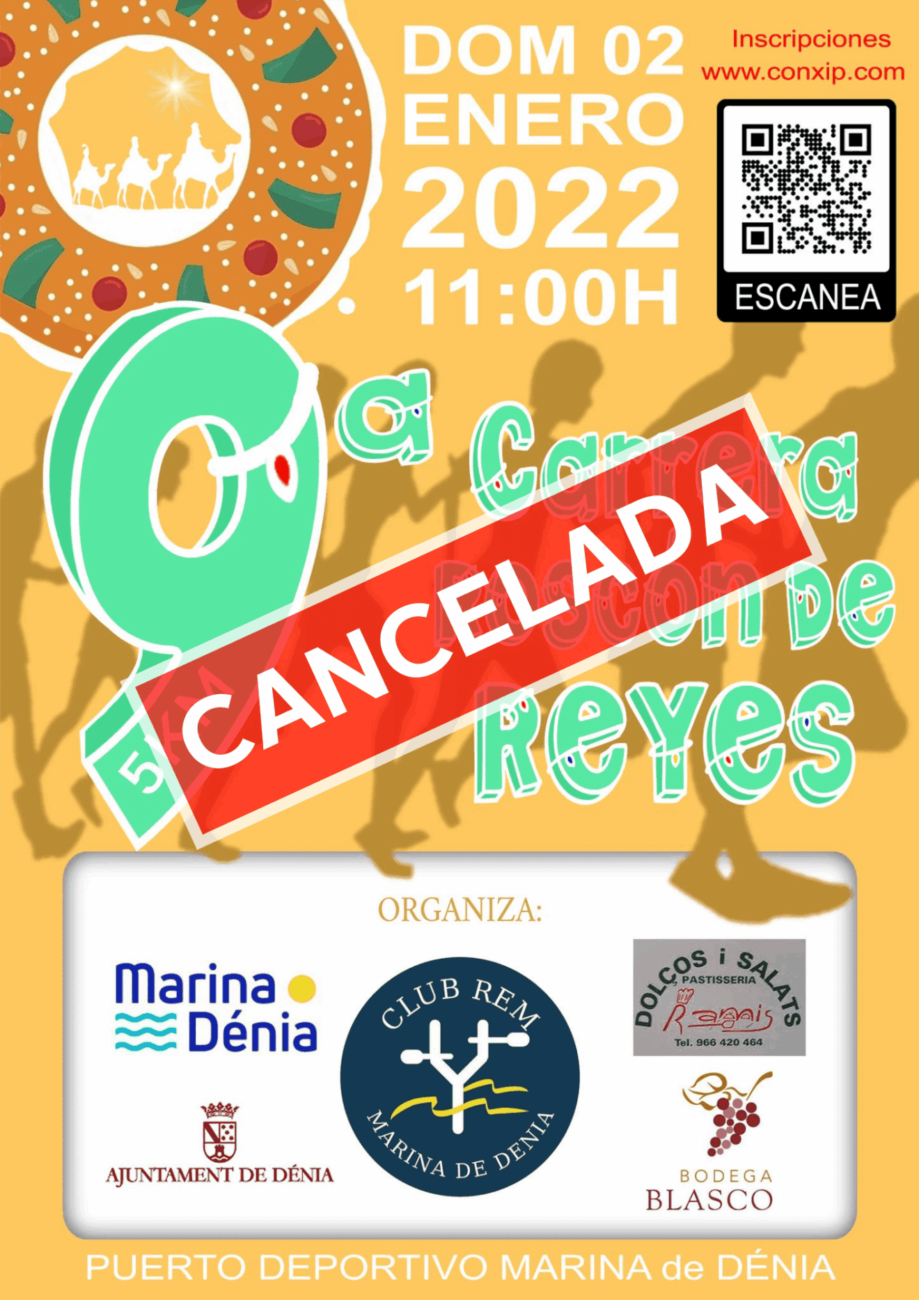 Cancelada la Carrera de Roscón de Dénia