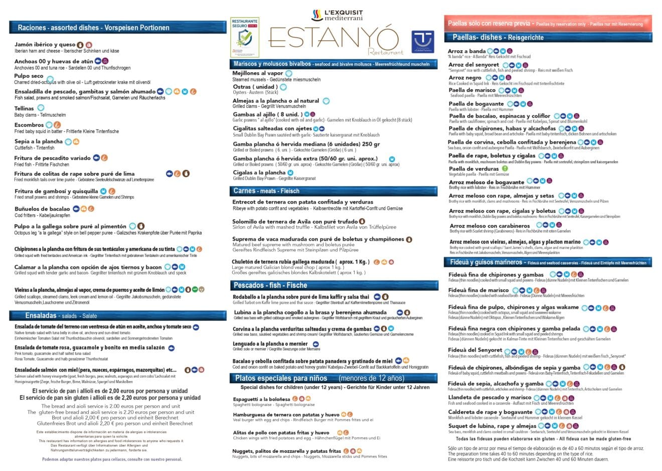 Carta completa - El Estanyó