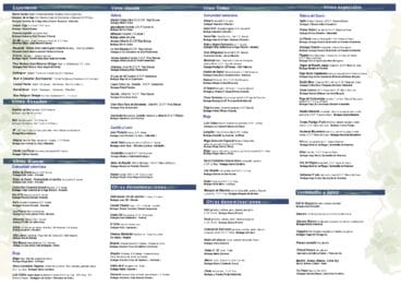 Carta de vinos – El Estanyó