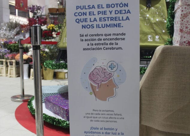 Imagen: Cartel informativo del árbol dedicado a Cerebrum