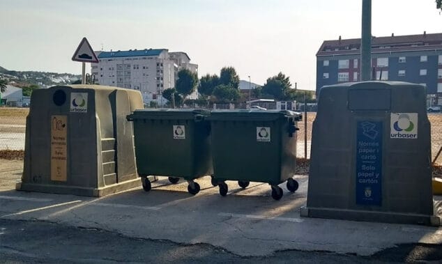 Dénia aplaza la firma del contrato del servicio de recogida de basura 1 Imagen: Contenedores de basura en Dénia