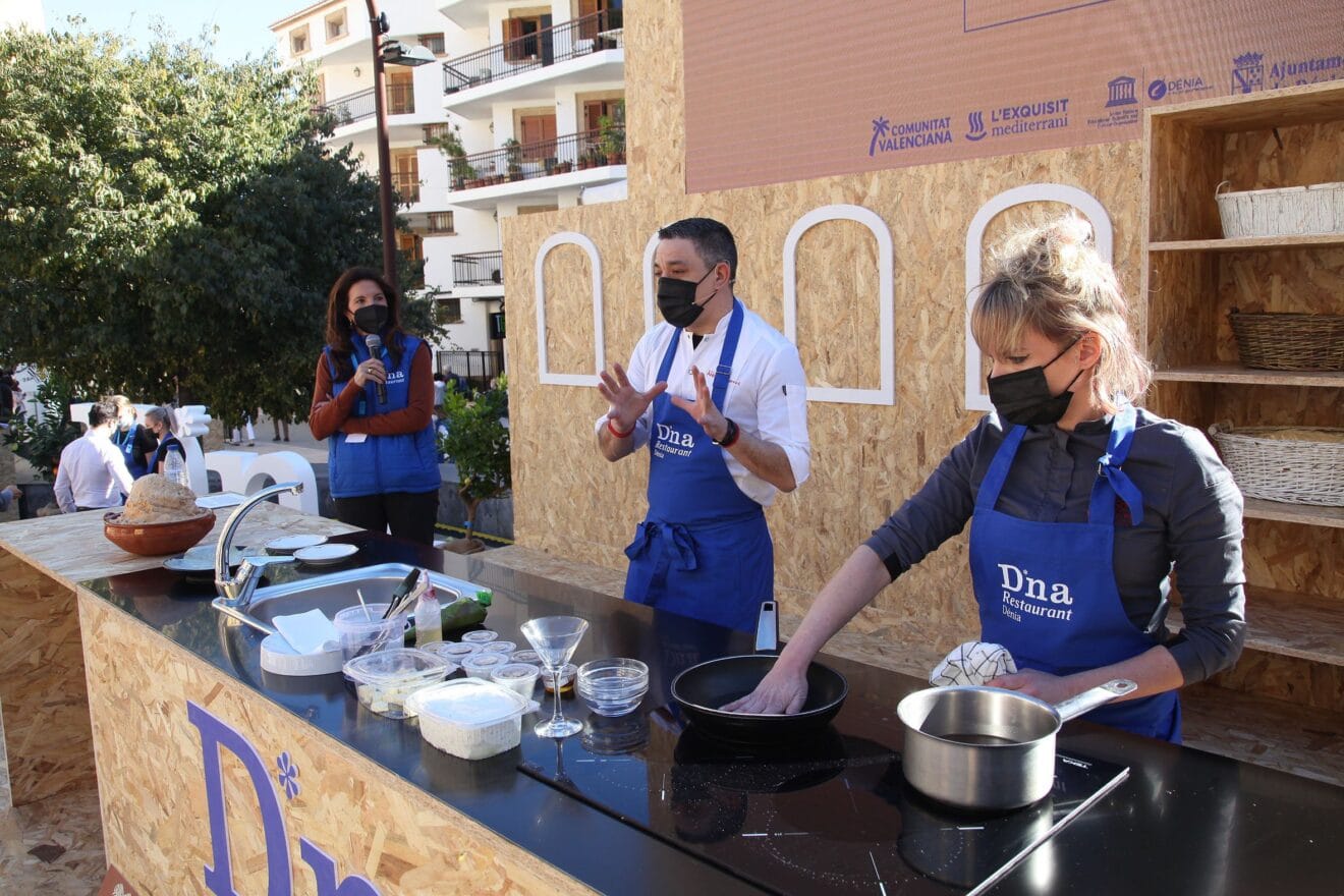 Demostración culinario en el D*na