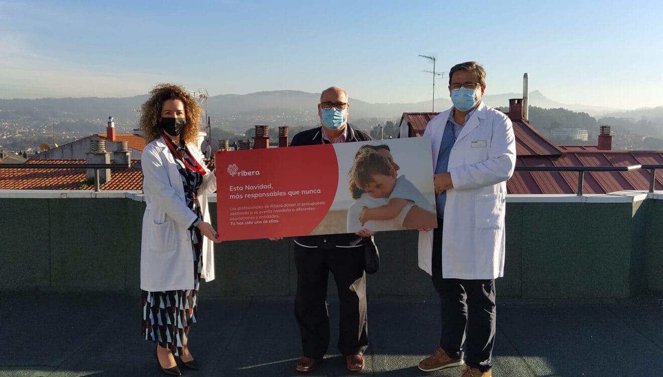 Donativo del grupo Ribera a a Povisa