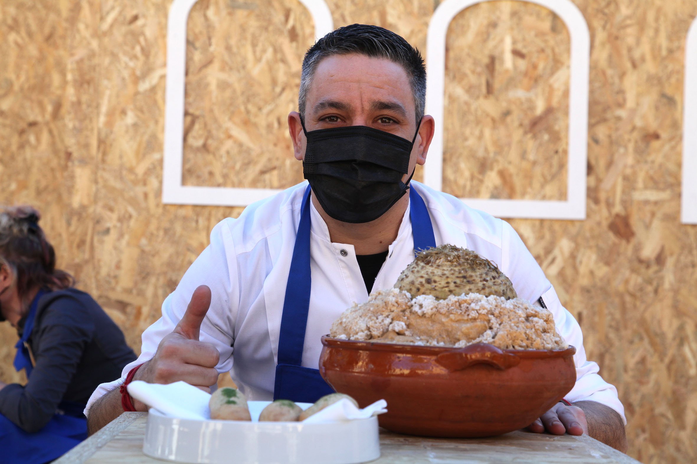 El chef, Alberto Ferruz en el Dna