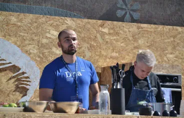 El chef dianense Bruno Ruiz en el D_na