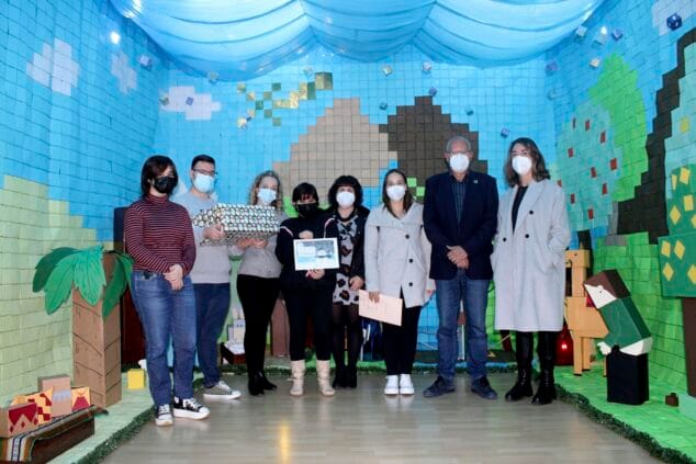 Imagen: Ganador del pirmer premio del concurso de belenes escolares de Dénia