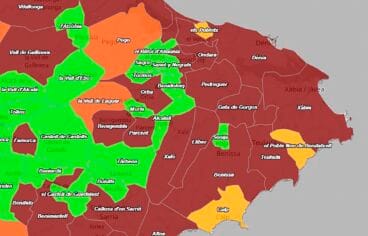 incidencia acumulada por municipios en la marina alta el 10 de diciembre de 2021