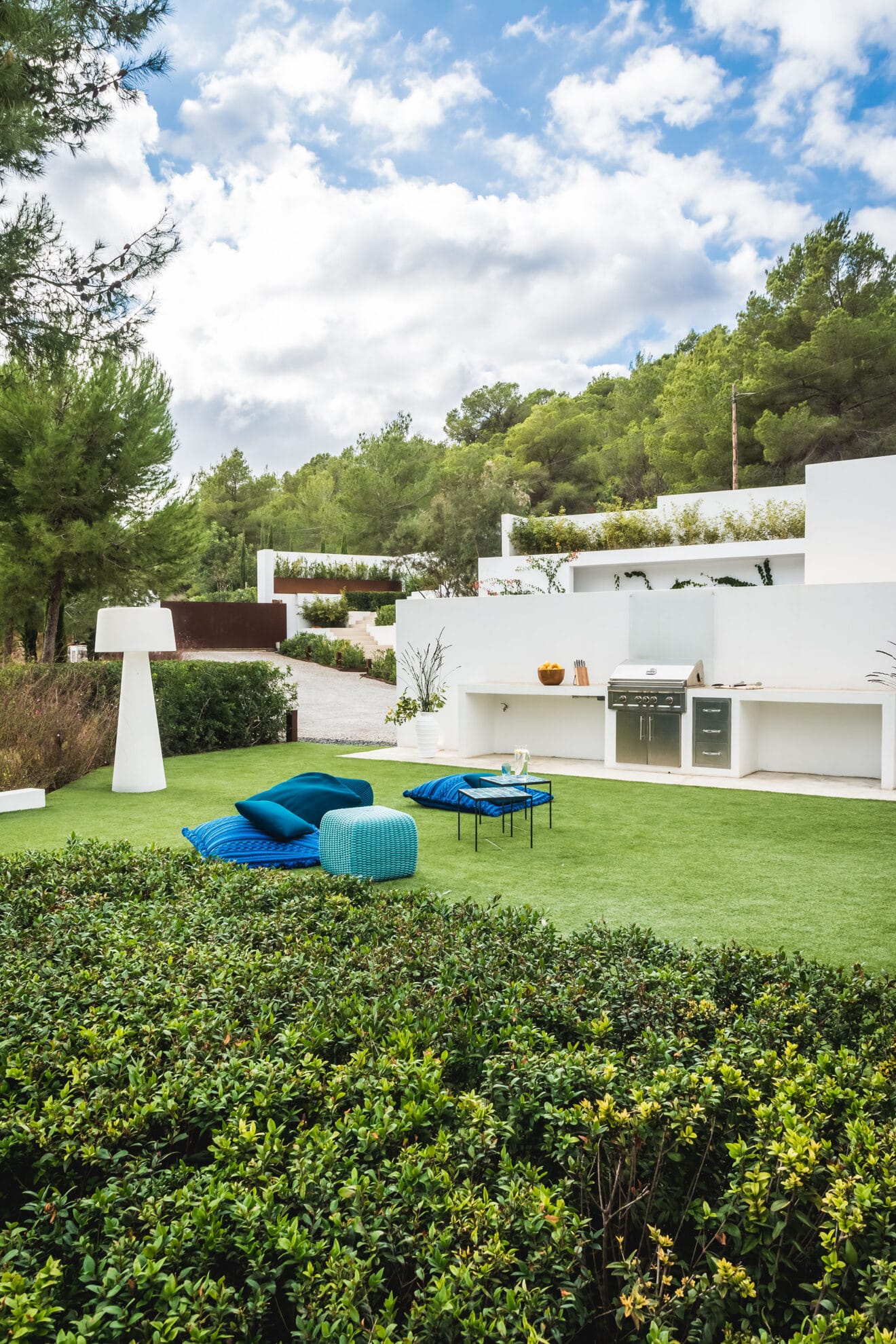 Jardín con barbacoa - Quitec