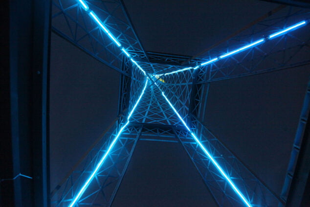 Imagen: Se han utilizado 70 metros de luces led para lograr la iluminación idónea