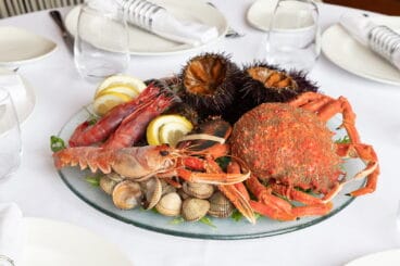 Marisco fresco en Restaurant Estanyó