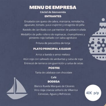 Menú de empresa Balandros por 40€