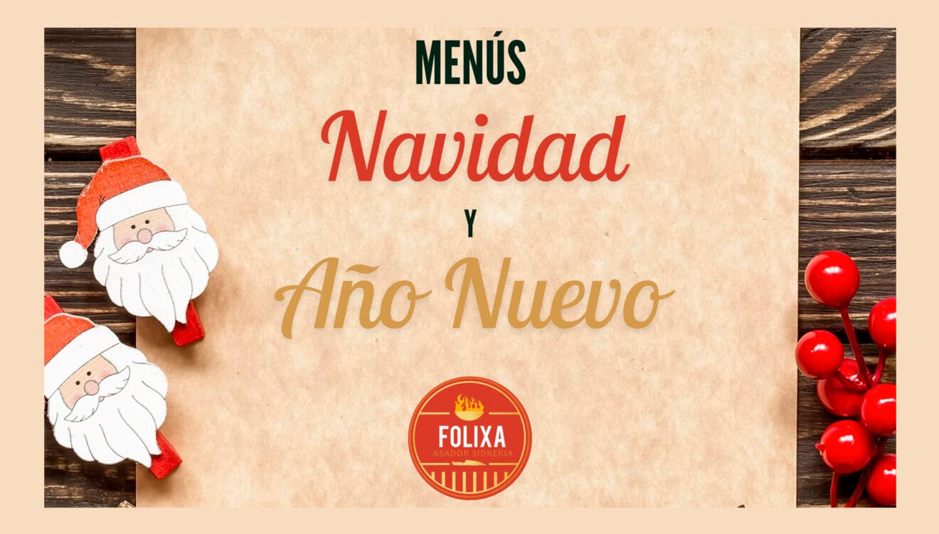 Menú Navidad y Año Nuevo en Folixa