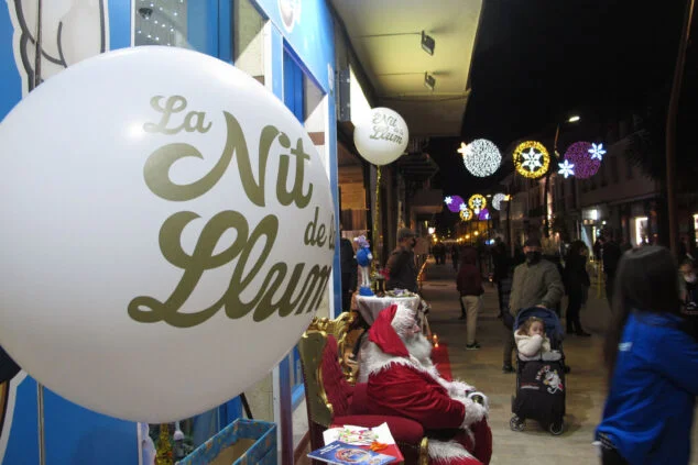 Imagen: Papá Noel en la calle La Mar