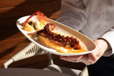 Pulpo fresco en Restaurant Estanyó