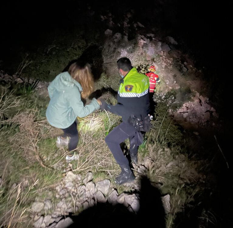 Rescate de dos senderistas en el Montgó