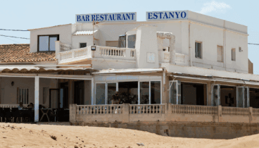 Restaurant Estanyó a primera línea de playa