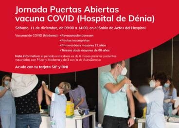 vacunacion contra la covid 19 en el hospital de denia