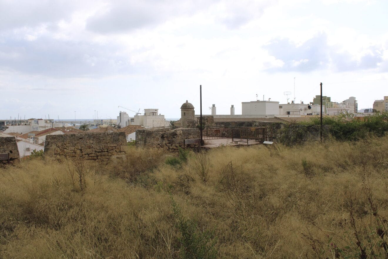 Zona del Castillo de Dénia para rehabilitar