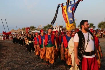 Amiries y Alkamar en el desembarco moro