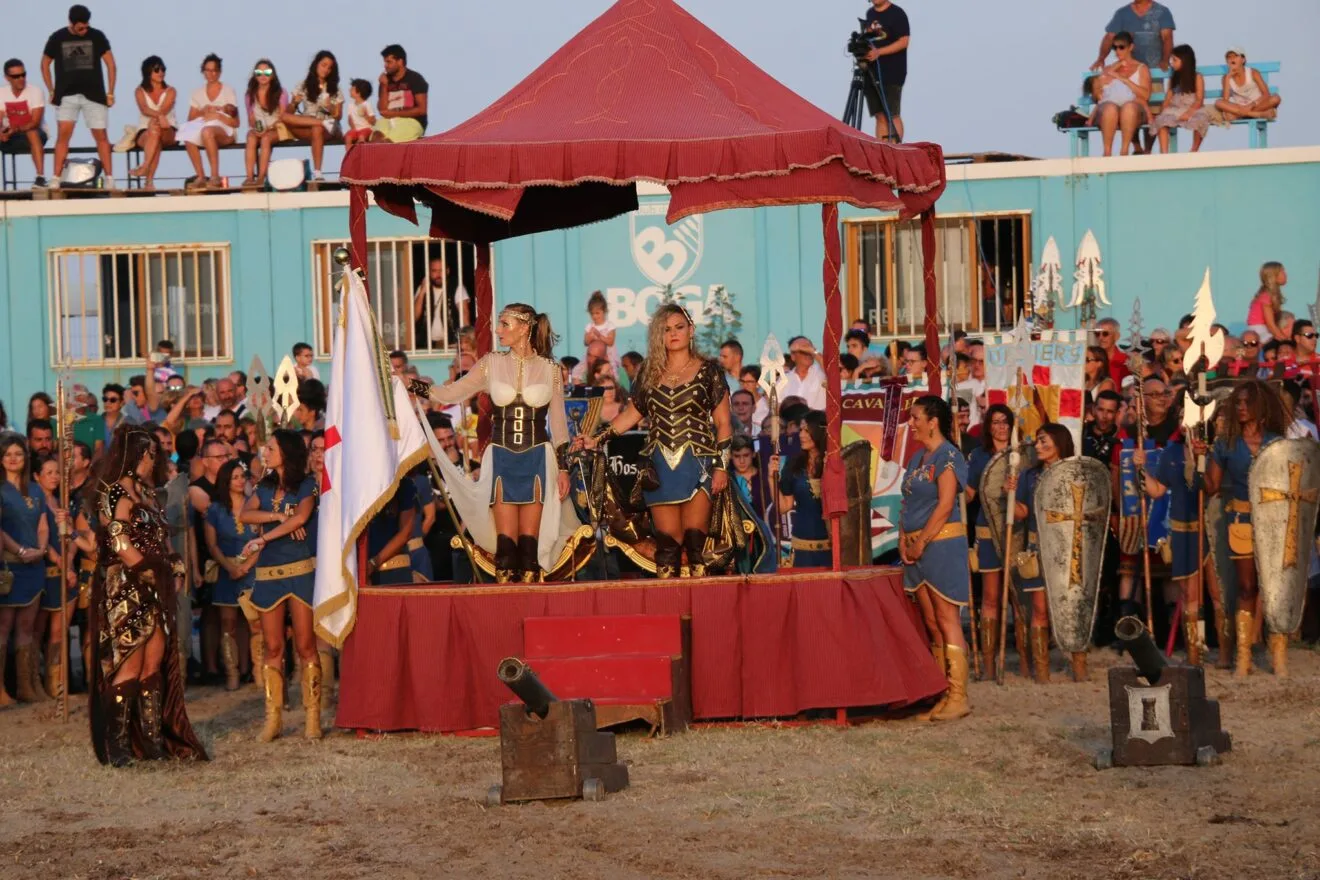 Bando cristiano durante el desembarco de 2019