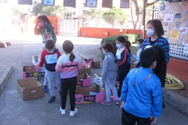 Carrera solidaria de los alumnos del Vessanes Dénia 19