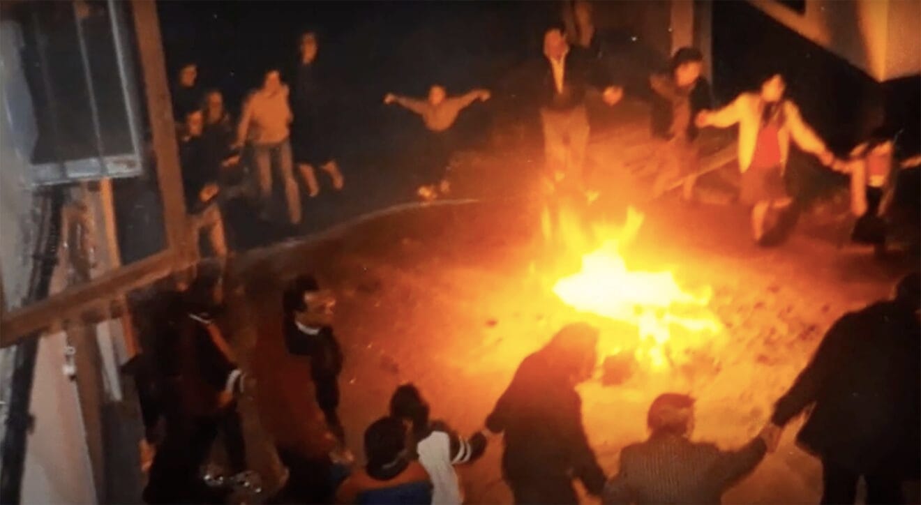 Celebración ya perdida por Sant Antoni en Dénia