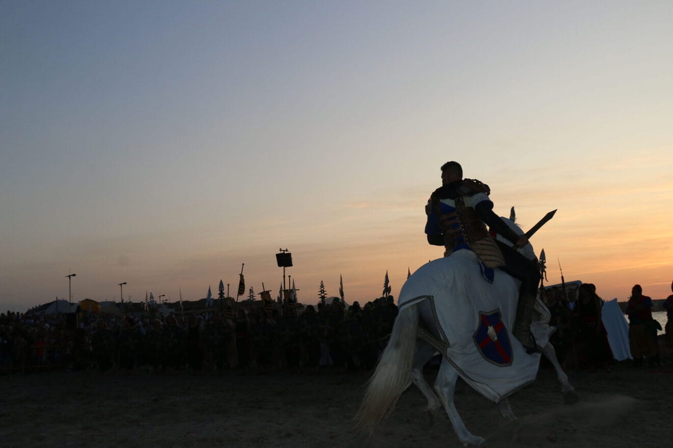 Cristianos defendiendo la playa de Dénia del bando moro