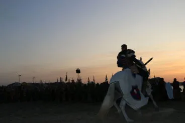 Cristianos defendiendo la playa de Dénia del bando moro