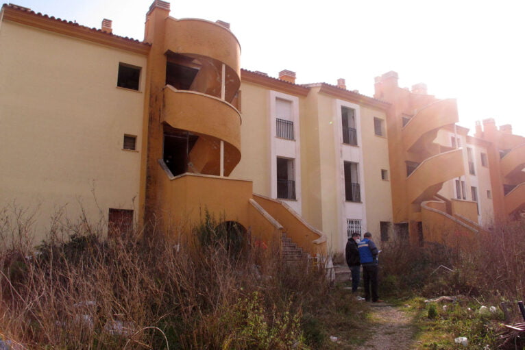 Räumung der besetzten Urbanisation La Siesta 05 in Dénia