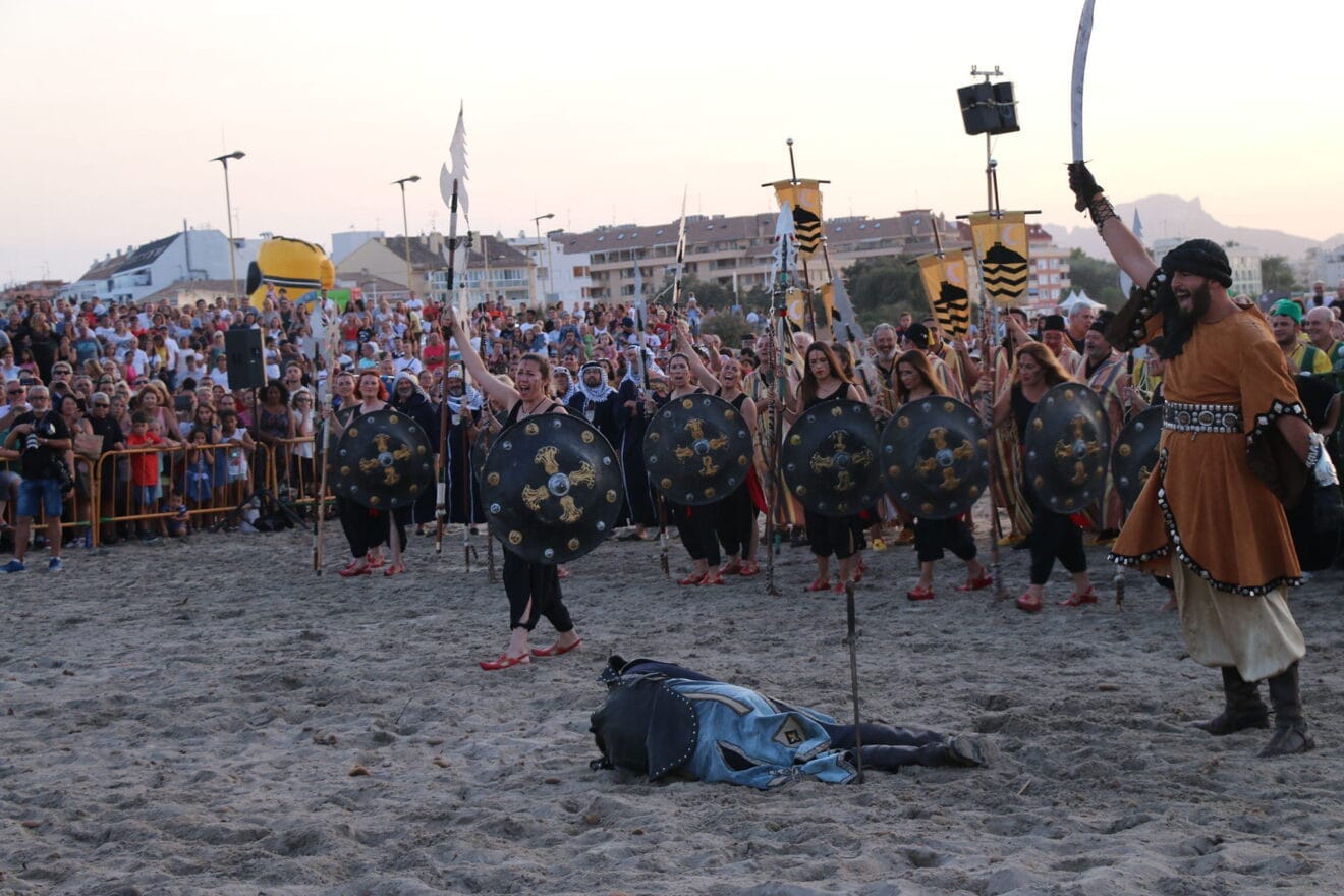 El bando moro durante el desembarco de Dénia