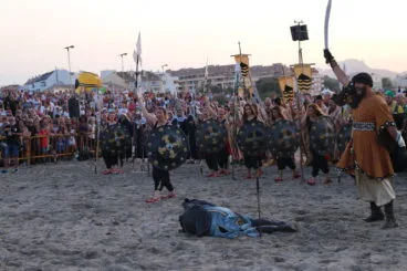 El bando moro durante el desembarco de Dénia