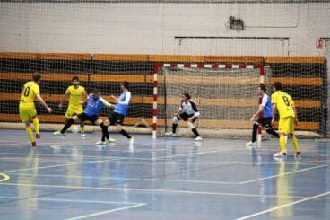 El CFS Mar Dénia durante el partido