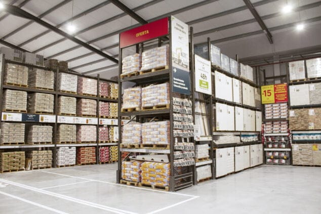 el nuevo patio de materiales de leroy merlin en ondara