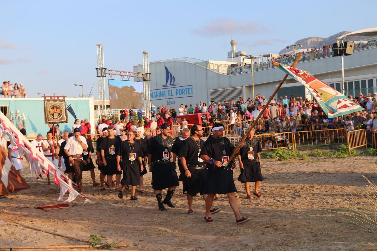 Filà Cavallers en el desembarco moro de 2019