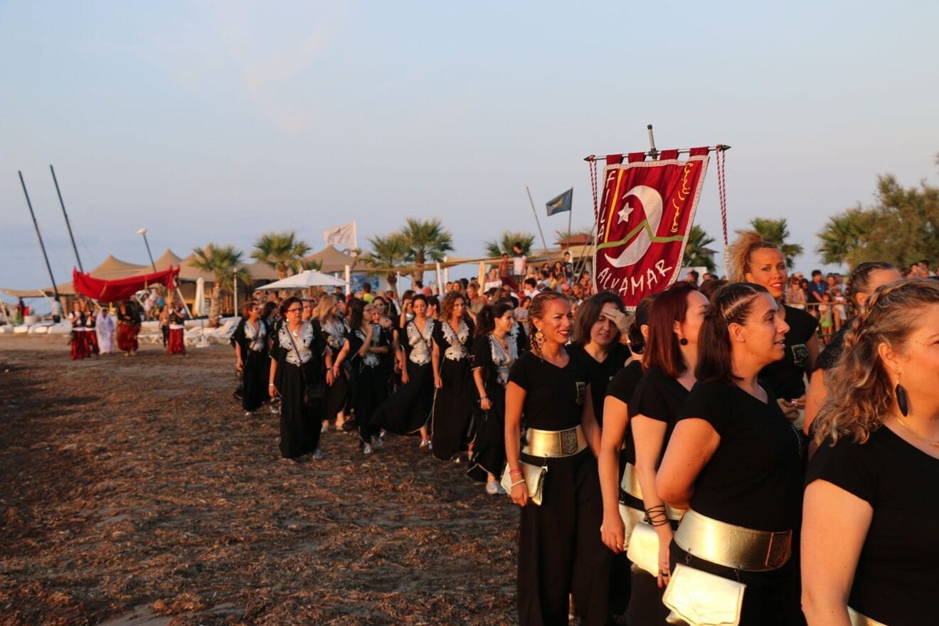 Filaes del bando moro durante el desembarco