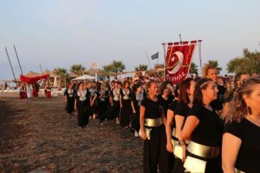 Filaes del bando moro durante el desembarco