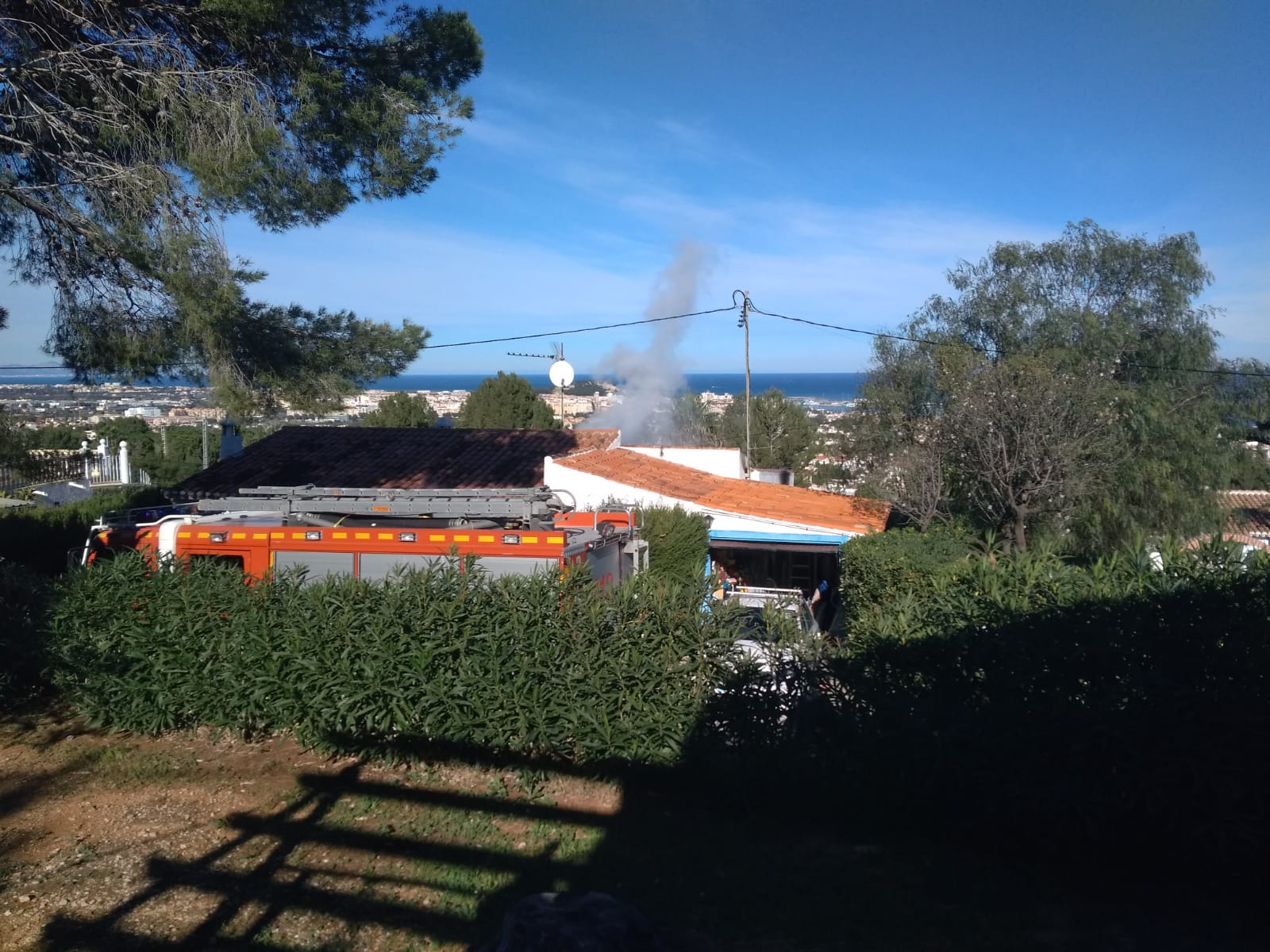 incendio en chalet Montgo Denia