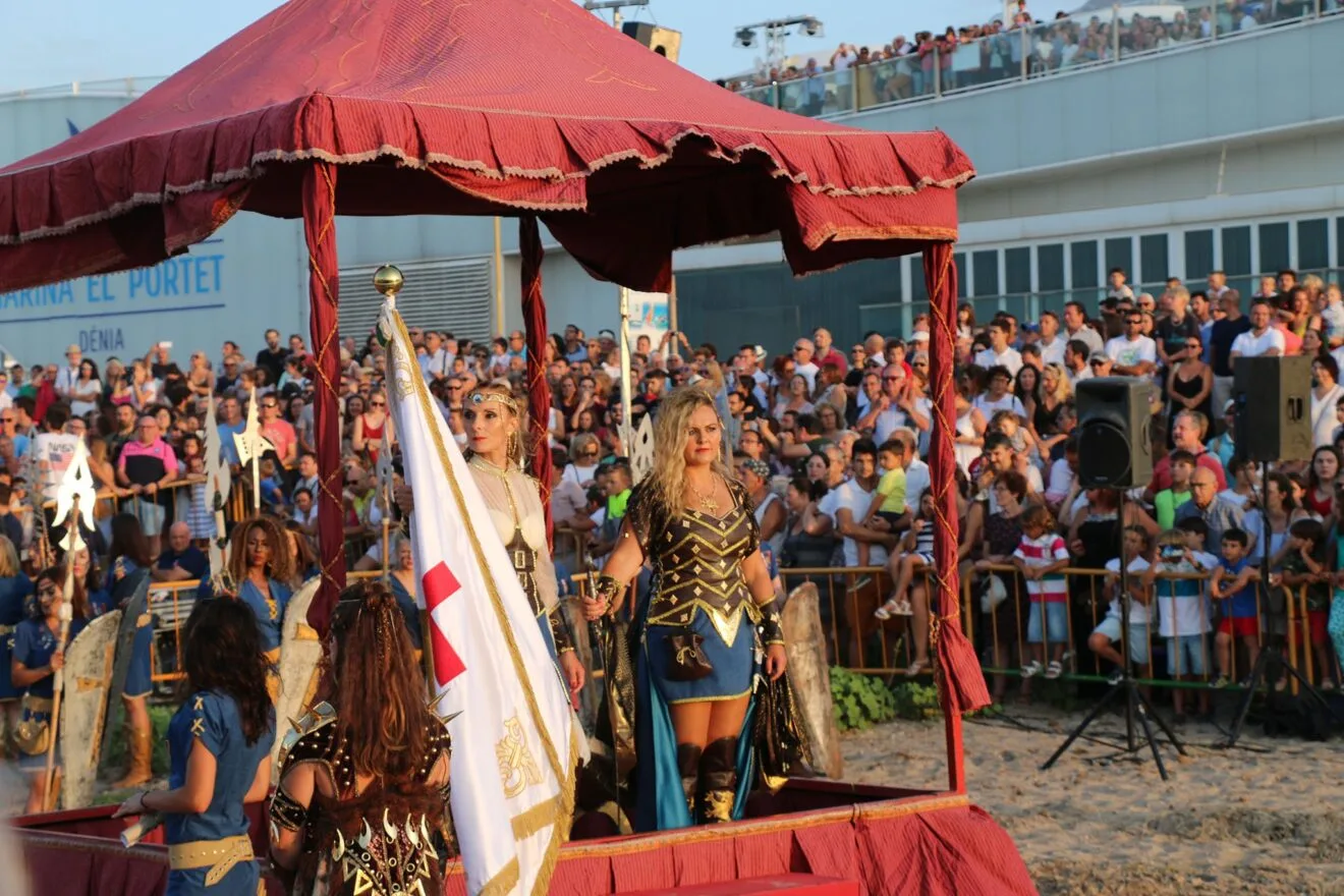 La capitanía cristiana aguarda al desembarco moro