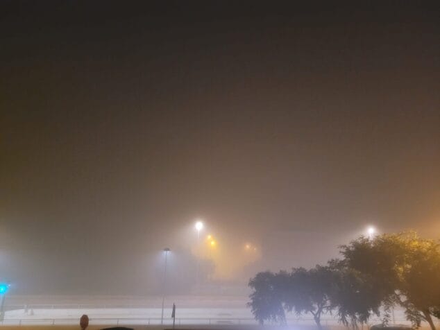 niebla en denia