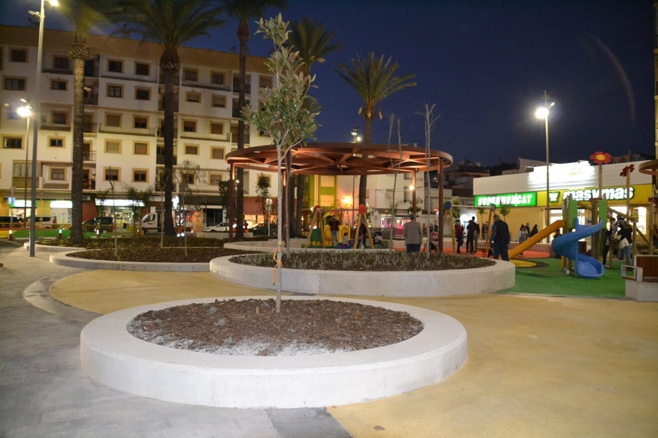 Plaza Arxiduc Carles de Dénia, donde ocurrieron los hechos