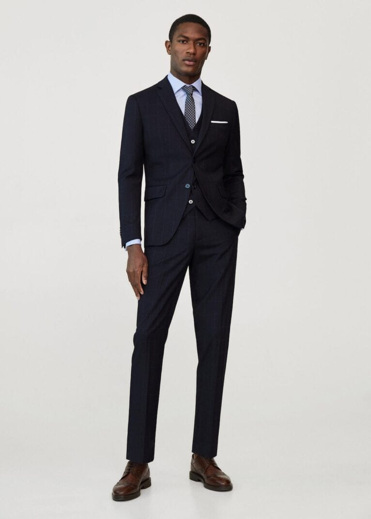 Traje slim fit en MANGO MAN