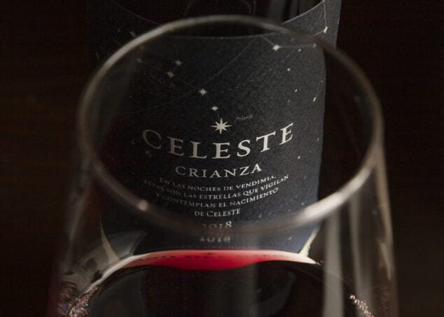 vino celeste crianza en bodegas blasco