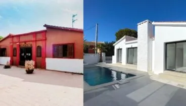 antes y despues de un restaurante a una casa de disencc83o