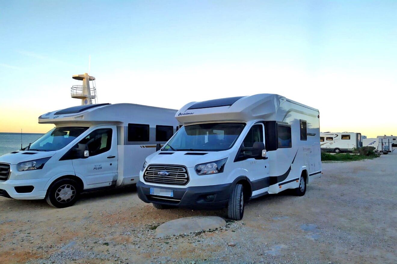 Caravanas en primera línea de Dénia