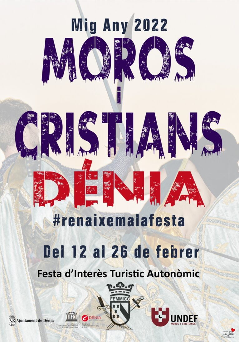 Cartel del Mig Any de Moros y Cristianos de Dénia 2022