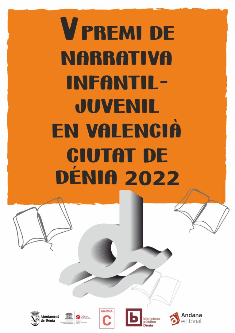 Affiche voor de Ciutat de Dénia Narrative Award voor kinderen en jongeren 2022