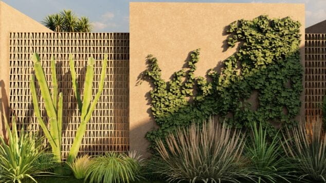 contacte de la natura amb l'arquitectura a casa benimàquia de qb arquitectes