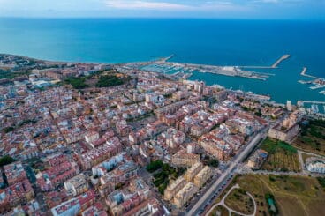 edificaciones en denia desde el aire