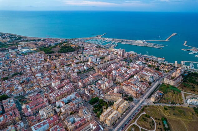 Imagen: Edificaciones en Dénia desde el aire