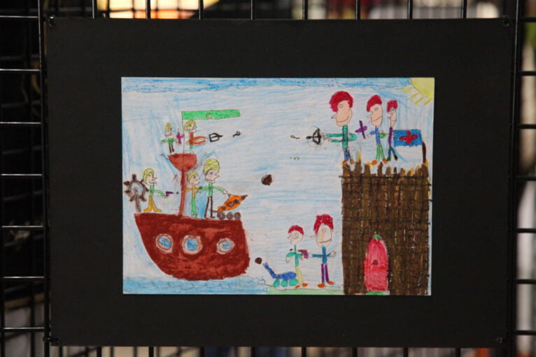 Exposición de dibujo infantil en el Mercat de Dénia 11